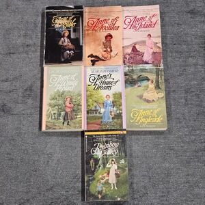 Set Of 7 Anne Of Green Gables Series Books By L. M. Montgomery